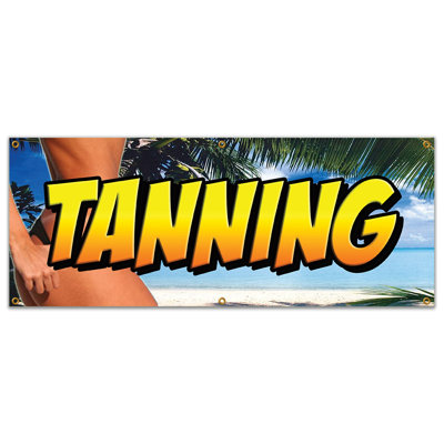 Bannière de bronzage