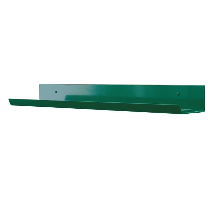 Metal Floating Shelf, 3" H x 24" W x 5.37" D, Emerald