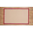 Nannette Handmade Light Beige Berber with Red Cotton Border Made in the USA Area Rug-1997911681