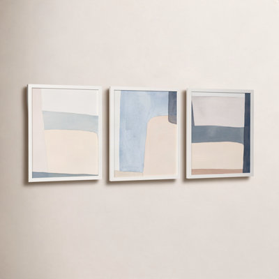 Grey Hue Set Of 3 by Julia Balfour