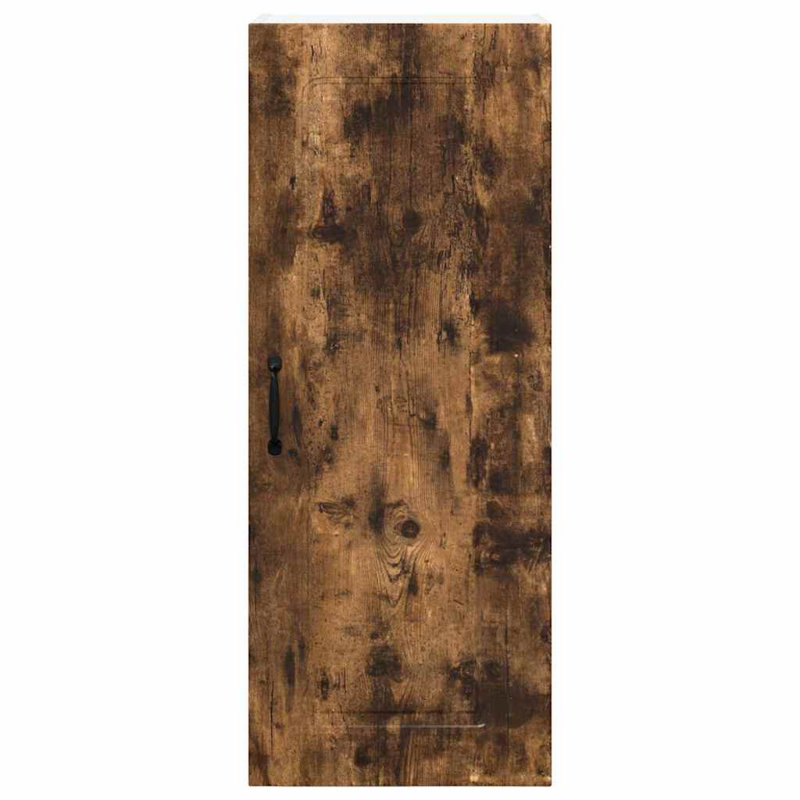 Vidaxl Kitchen Wall Cabinet With Shelf Sonoma Oak 50 X 31 X 100 Cm, 100cm H x 40cm W x 31cm D, Smoked Oak