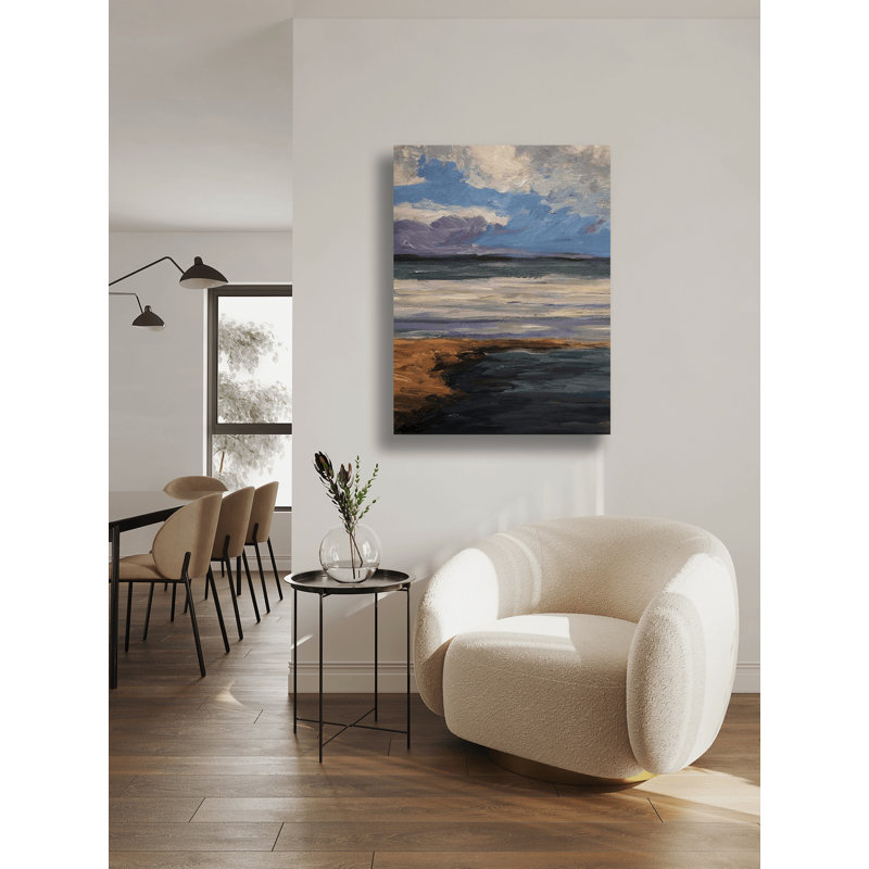 Celadon II by John Beard, Black Framed Canvas, 25.5" H x 21.5" W x 1.75" D