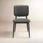Chaise de salle à manger rembourrée à dossier Inola