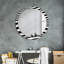 Huldar Glass Flat Wall Mirror
