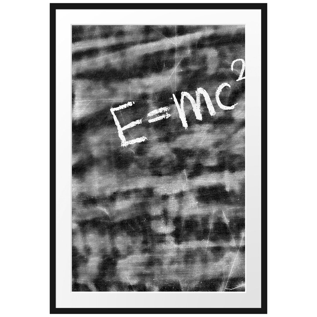 Gerahmtes Poster Albert Einstein