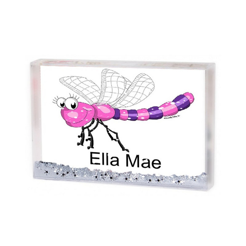 Cadeau personnalisé pour cadre de boule à neige libellule, Oui, H 2,5 po x l 3,75 po x P 1 po