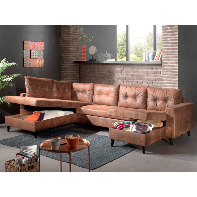7 Seater Sofa Bed, Left Hand Facing