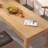 Modern simple solid wood dining table set.-104802445