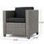 4 chaises d'extérieur, simili, couleur noire, 100% coussins, eau contemporaine 4 - confortables,