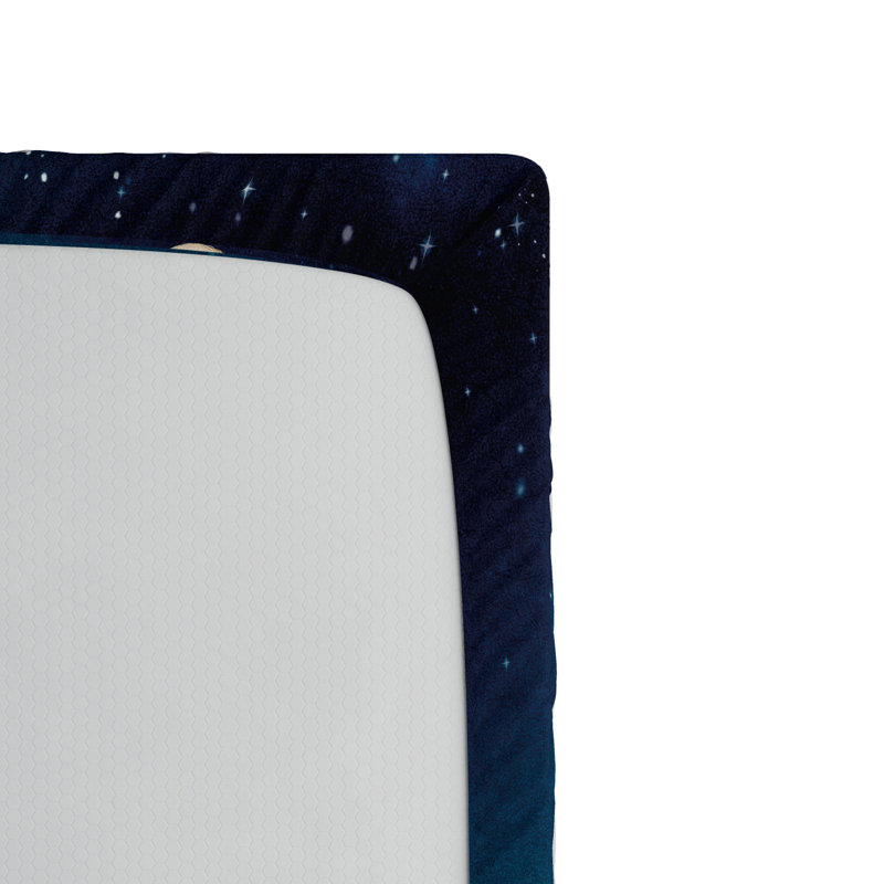 Night Sky Microfiber Fitted Sheet, Full/Double Fitted Sheet
