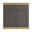 Archimbald Modern cottage style sideboard with 1 drawer and 2 doors, engineered wood, 98.9 cm W x 95.3 cm H x 43.5 cm D-124325362
