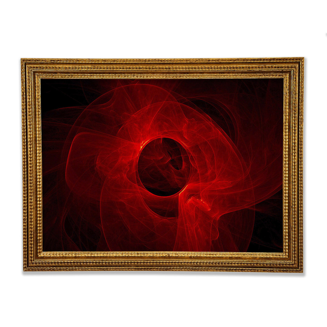 Gerahmtes Wandbild Red Planet Smoke