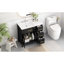 Meuble-lavabo sophistiqué avec rangement abondant et fabrication de qualité supérieure-756993290