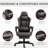 Brown Pu Leather Racing Chair With Adjustable Seat, Lumbar Support, Footrest, Recliner Computer Seat In Leather, Adjustable, Ergonomic