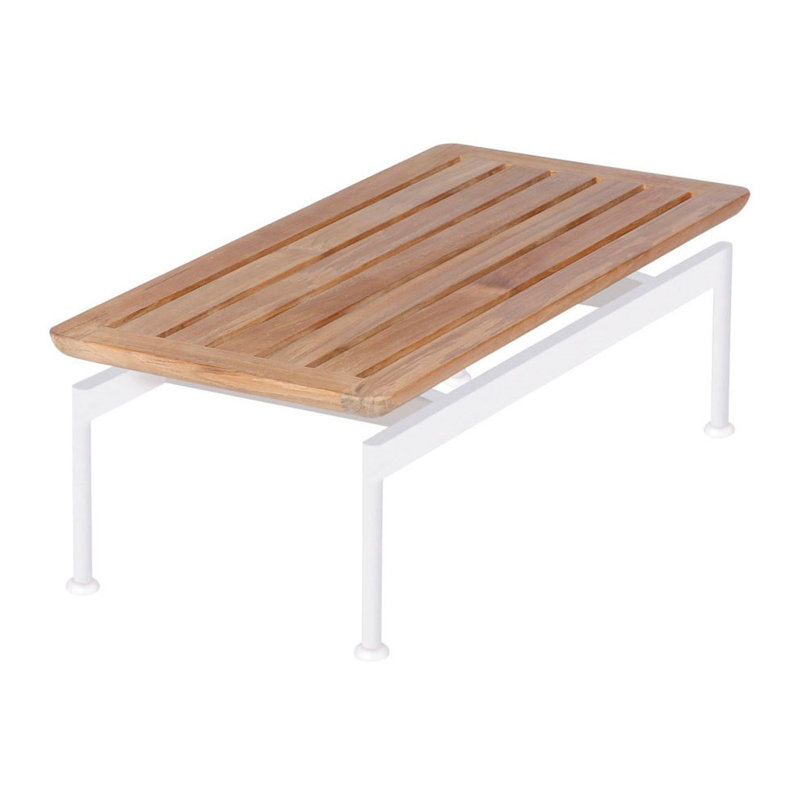 Layout Narrow Coffee Table, Arctic White