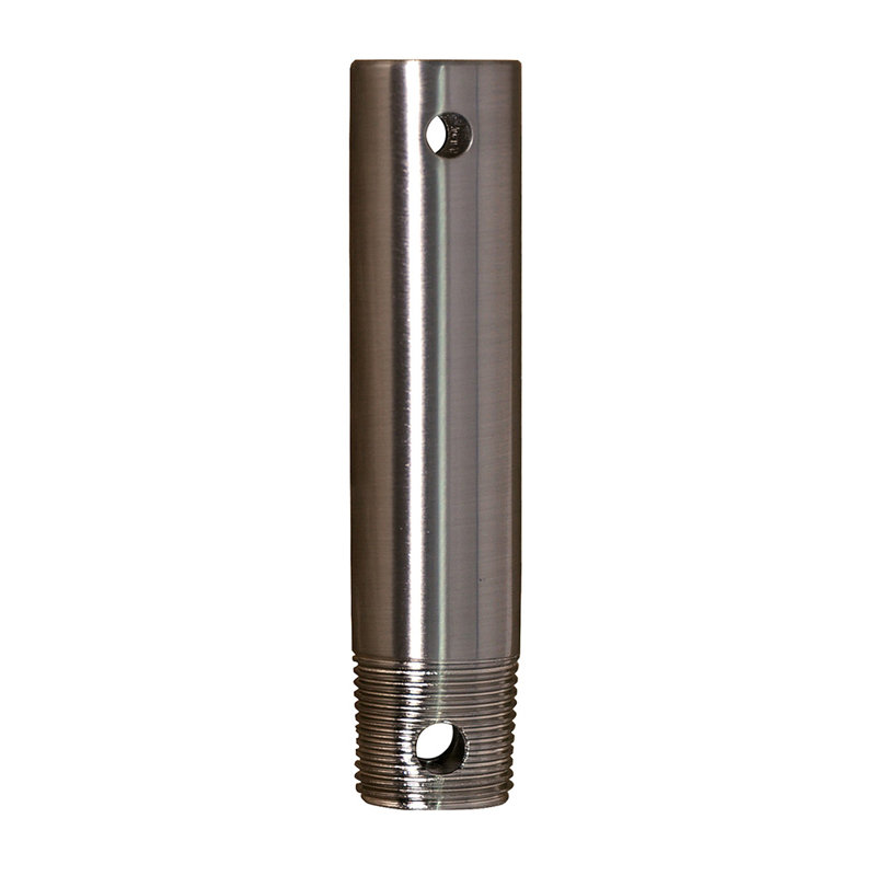 Threaded Ceiling Fan Downrod, Silver, 36" H x 1" W x 1" D