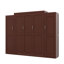 Lit escamotable peu encombrant avec garde-robes doubles et tablette de rangement pratique-1900857579-1900857576