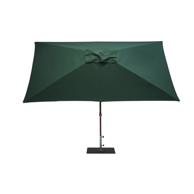 Aolaith 300cm X 200cm Rectangular Market Parasol, Green
