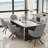 Simple Solid   Dining Chair with Armrests-1599268067