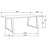 Wobegon Grey Sheesham Rectangular Dining Table