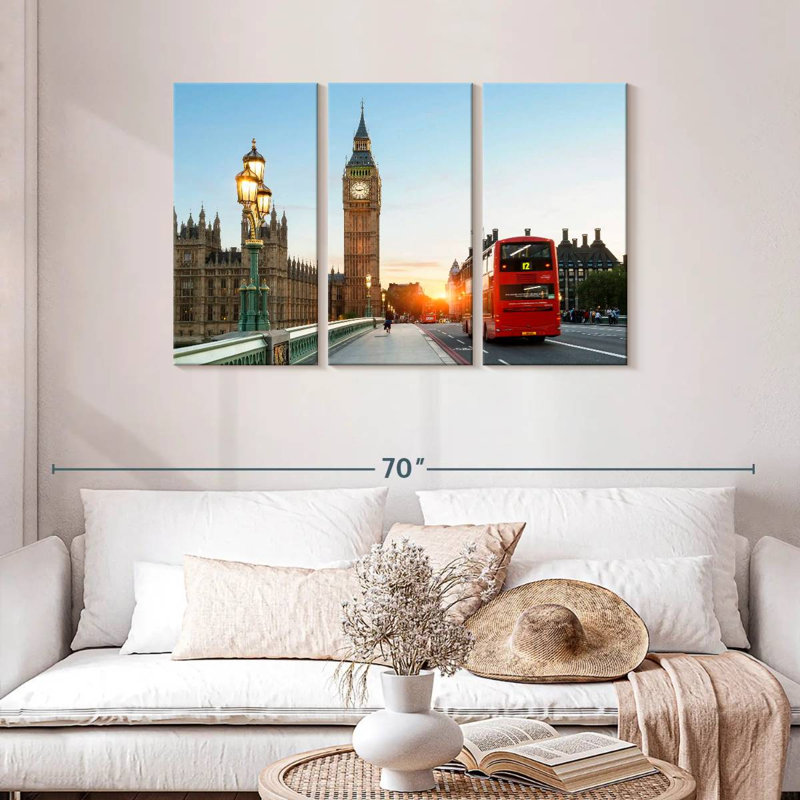 R camion London Morning, H 28 po x l 45 po