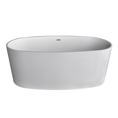 61.375'' x 31.125'' Freestanding Solid Surface Bathtub