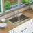 Transolid 32-in X 22-in 18-Gauge Drop-in Stainless Steel Kitchen Workstation Sink-99218981
