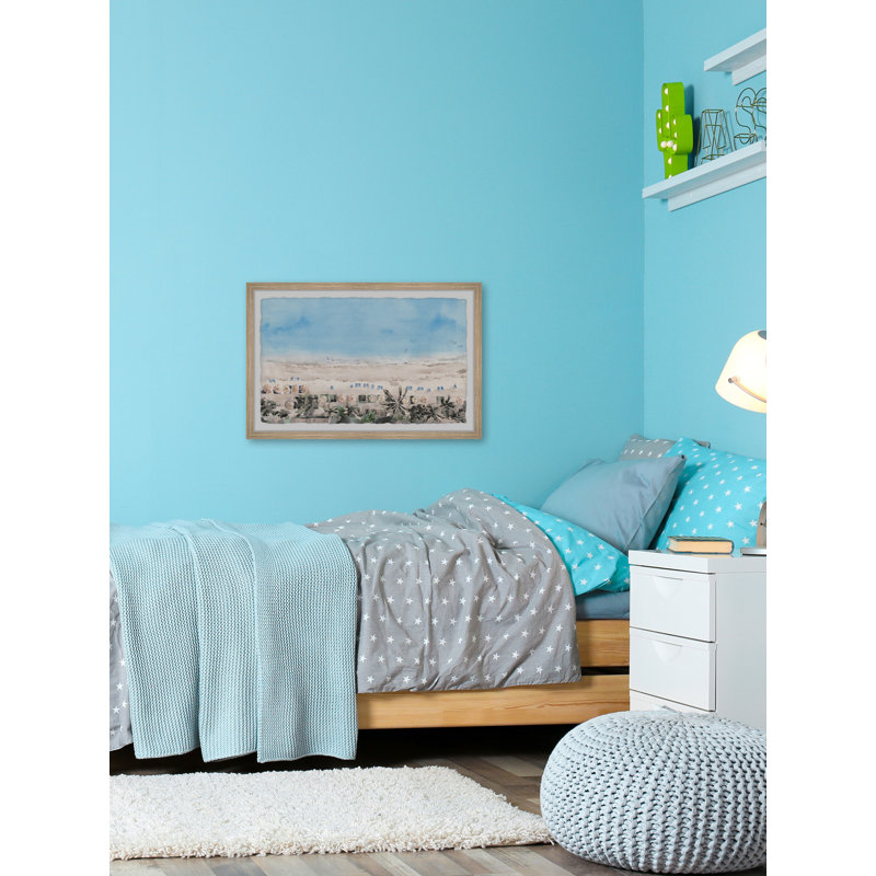 Tropical Beach Wave - Single Picture Frame Painting, 38 cm H x 45 cm W