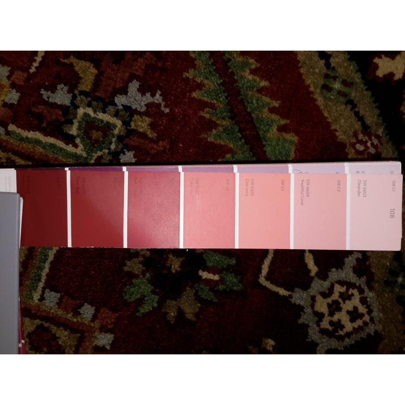 Kelene Oriental Area Rug in Red