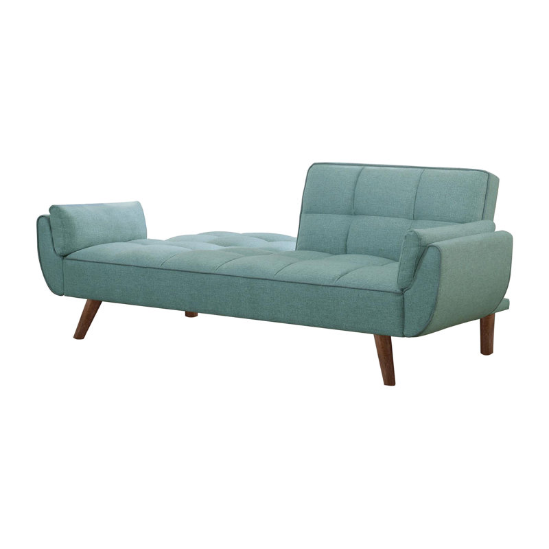 Lashanae Upholstered 83.5'' Sleeper Sofa, Turquoise Blue
