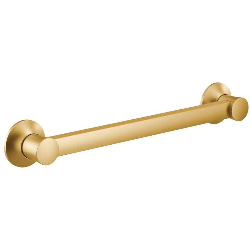 Flara Designer 27.25" Grab Bar, Brushed Gold