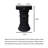 Solid Black Roman Column Floor Ornament