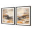 Ensemble d'impressions encadrées "Uttermost Cannelle Shore"