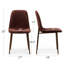 Chaise d'appoint rembourrée avec pieds en métal Jozwiak-457954145