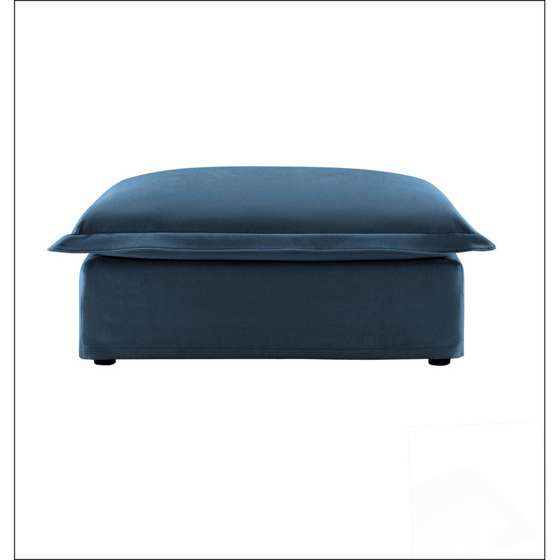 Repose-pieds Koala Choix confortable, fonctions multiples, design classique et coins douillets, Chenille bleue