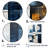 Indigo Illusion Abstract Shapes V - Abstract Shapes Wall Decor-288176072-288176077