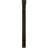 1 1/2"W x 12"D x 15"H Edwards Wrought Iron Bracket, (Single center brace), Antiqued Brass-30778645-30778653