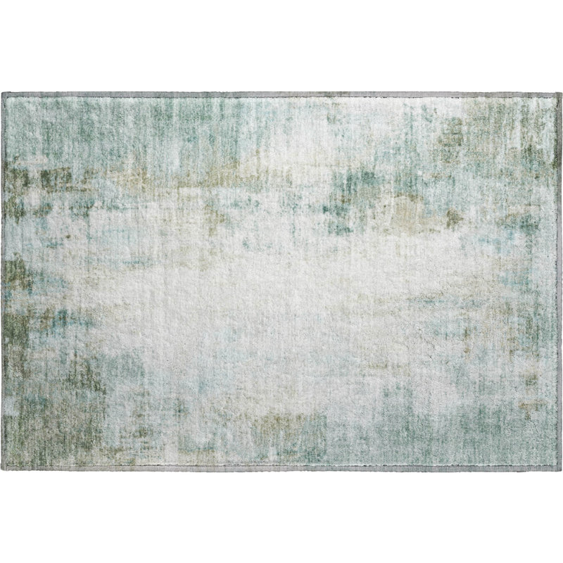 Premium Machine Washable Mayfield  modern Rug, 1'8" x 2'6", Sage