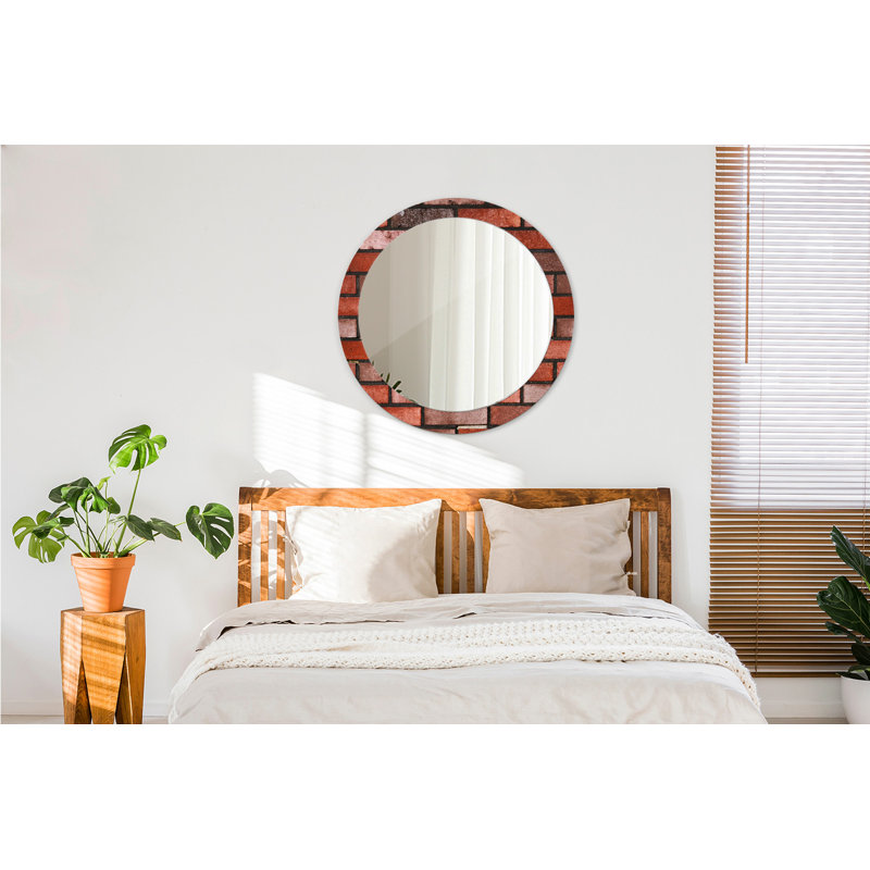Huldar Glass Flat Wall Mirror