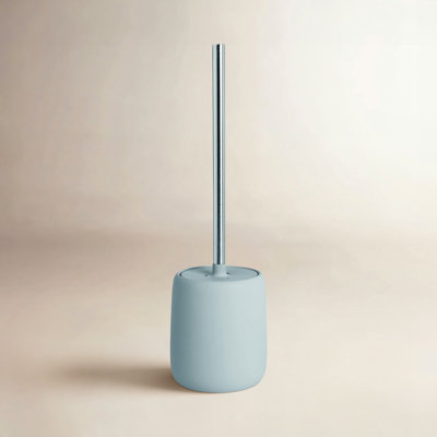 SONO 15.37" Ceramic Toilet Brush and Holder