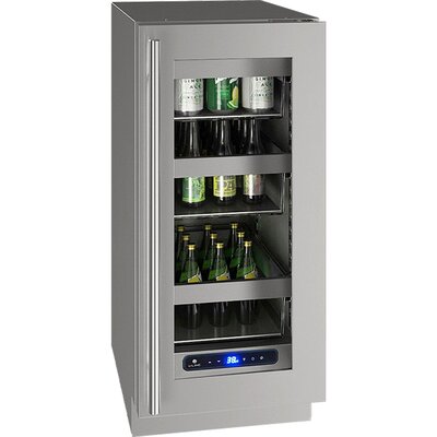 Glass Refrigerator 2.9 cu. ft. Undercounter Mini Fridge -  U-Line, UHRE515-SG01A