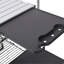 Station de cuisson portative pour l'extérieur, tables d'appoint multiples et support de rangement organisé, installation rapide et transport compact pour une utilisation extérieure en camping-130080729