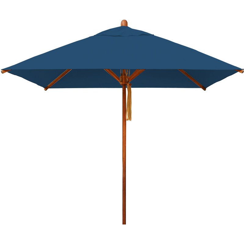 Levante Square Market Umbrella, Blue, 84" W x 84" D