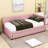 Modern Upholstered Daybed with Twin Trundle-902633060-902453522