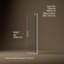 Revel 27.25'' x 74'' Pivot Shower Door with CleanCoat® Technology-1017184918