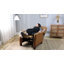 Fauteuil inclinable manuel en cuir véritable Glen Ellyn-1290649086