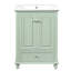 Meuble-lavabo 24 po avec lavabo en céramique, armoire de rangement avec portes à fermeture douce, armoire de salle de bain avec tiroir et séparateurs de tiroir-1856749411