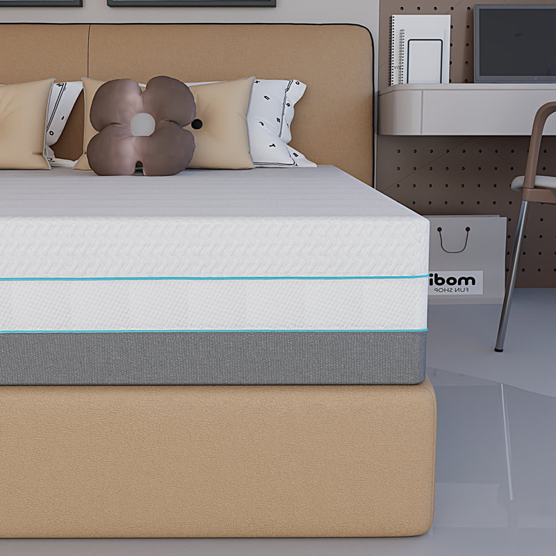 Comfort High-Density Hard Foam Mattress, Firm Support with Breathable & Skin-Friendly Cover, Double (4'6)
