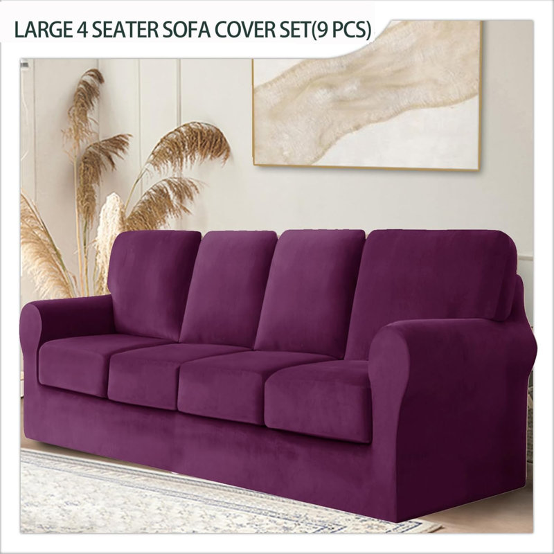 Outdoor Patio Sofa Cover, Purple