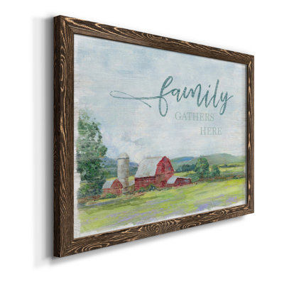 «Family Gather Here», reproduction d'art sur toile